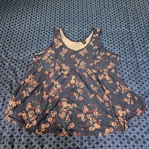 Torrid Flower Tank Top Size 4